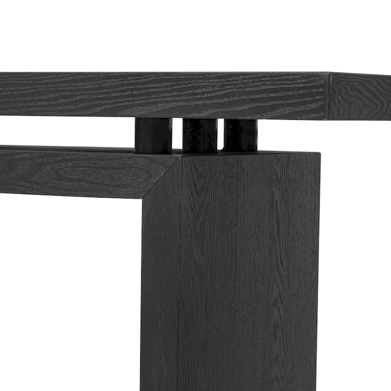 Ash Veneer Console Table for Entryway & Hallway
