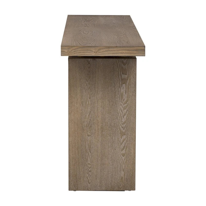 Ash Veneer Console Table for Entryway & Hallway