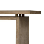 Ash Veneer Console Table for Entryway & Hallway
