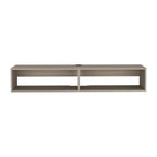 Floating TV Stand 59" with Open Shelves & Cable Management