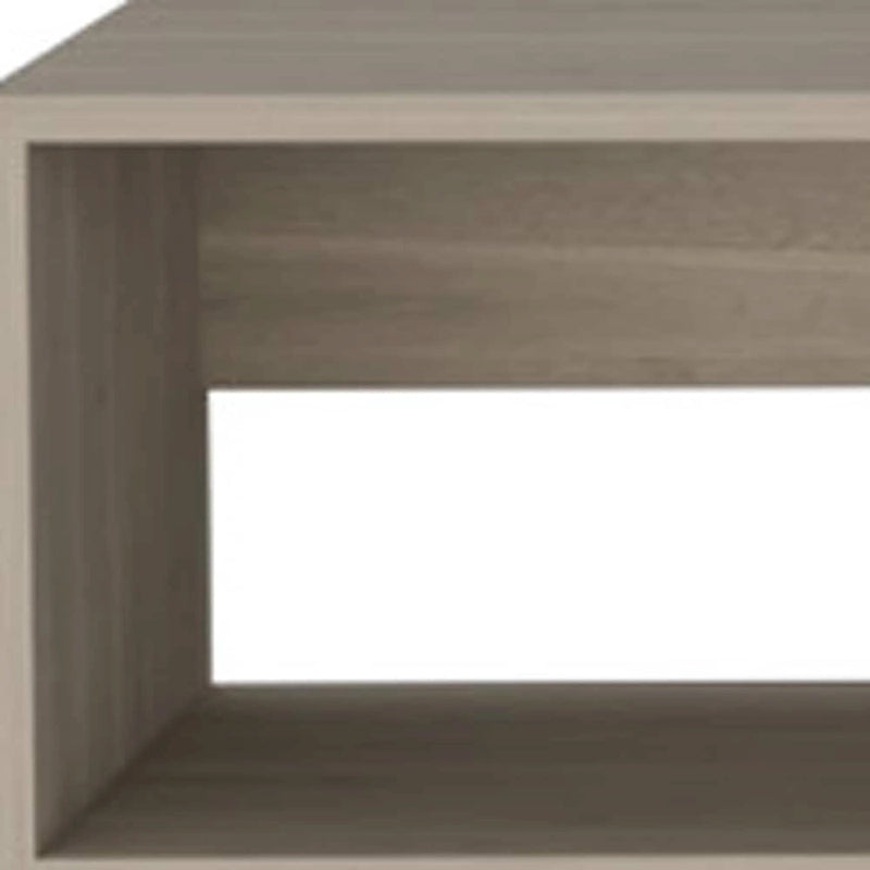 Floating TV Stand 59" with Open Shelves & Cable Management
