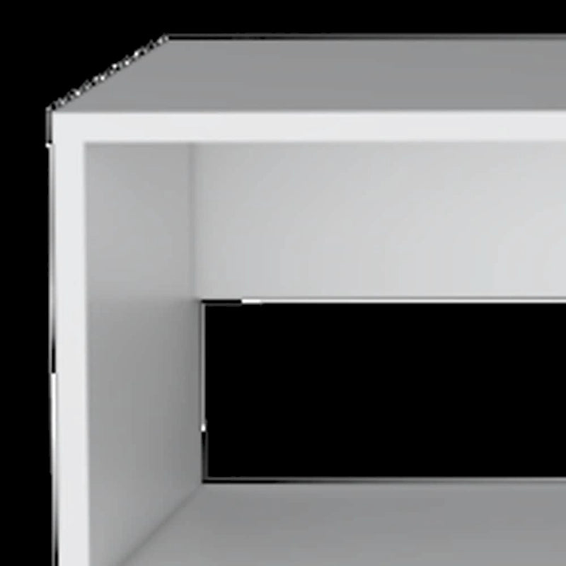 Floating TV Stand 59" with Open Shelves & Cable Management