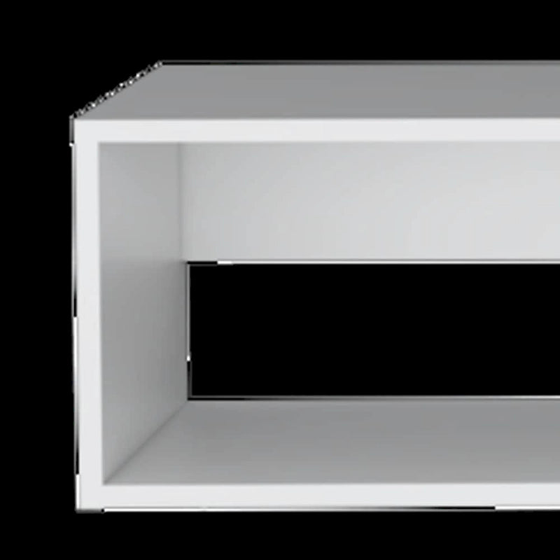 Floating TV Stand 59" with Open Shelves & Cable Management