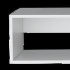 Floating TV Stand 59" with Open Shelves & Cable Management