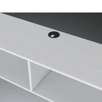 Floating TV Stand 59" with Open Shelves & Cable Management