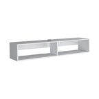 Floating TV Stand 59" with Open Shelves & Cable Management