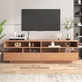 75" TV Stand with Acrylic Drawers