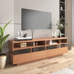 75" TV Stand with Acrylic Drawers