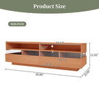 75" TV Stand with Acrylic Drawers