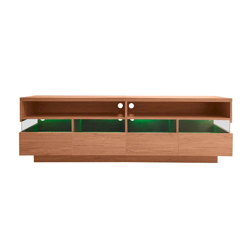 75" TV Stand with Acrylic Drawers