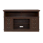 Traditional 60" TV Stand with Open and Closed Storage for TVs Up to 65"