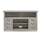 Traditional 60" TV Stand with Open and Closed Storage for TVs Up to 65"