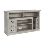 Traditional 60" TV Stand with Open and Closed Storage for TVs Up to 65"