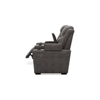 Gray Power Reclining Loveseat with Console - 71.75 W x 39 D x 44 H