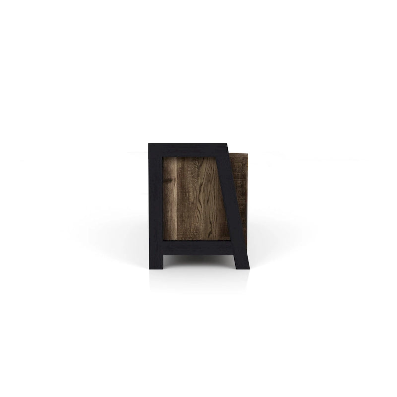 Reclaimed Oak 66-inch 6-Shelf TV Stand