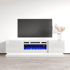 Electric Fireplace 71" TV Stand