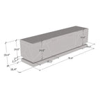 Electric Fireplace 71" TV Stand