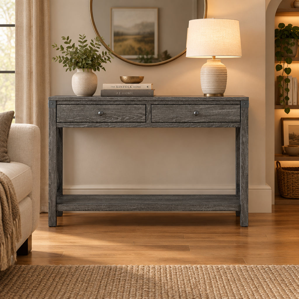 Console Sofa Table - 44W x 14D x 30H
