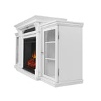67" Electric TV Stand Fireplace in White