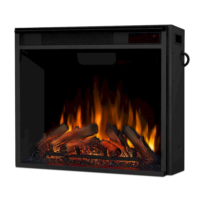 67" Electric TV Stand Fireplace in White