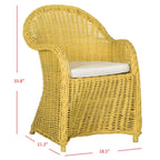 Rattan-Clubsessel - 24Wx26Dx35H