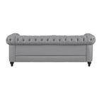 Chesterfield Sofa, Luxurious Comfort for Cozy Living Rooms, Mid-Century Modern Couch, Elegance & Serenity, 3-Seater