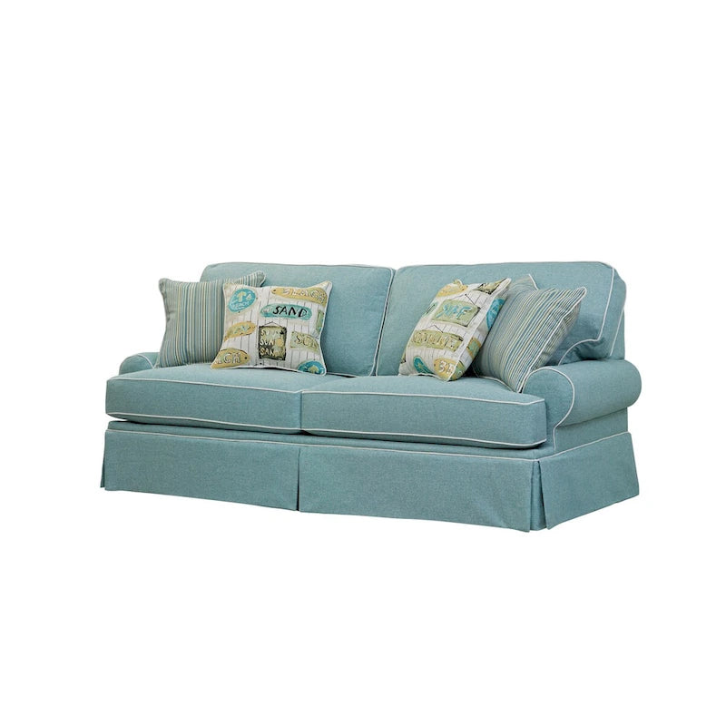 Coastal Aqua Classic Sofa
