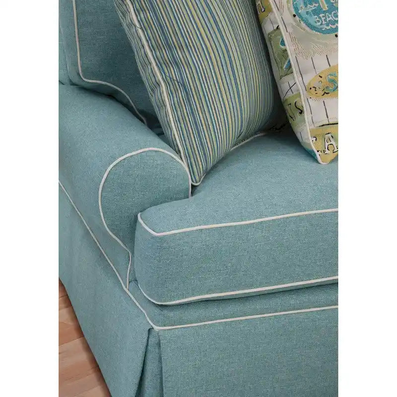 Coastal Aqua Classic Sofa