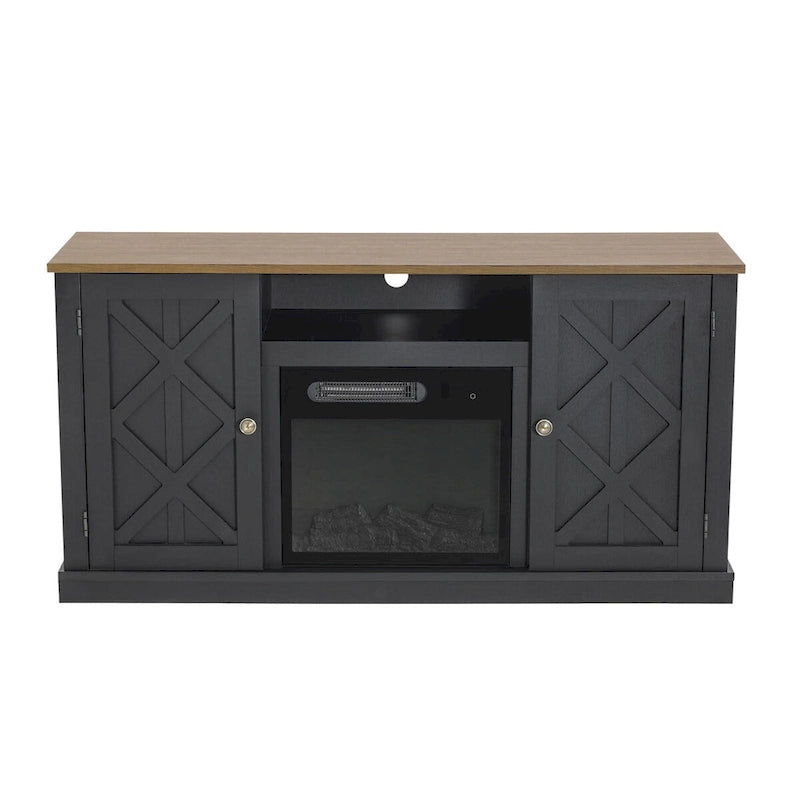 54 in. TV Stand with Electric Fireplace