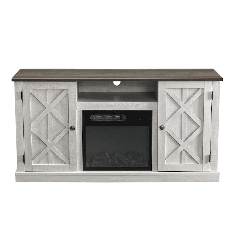54 in. TV Stand with Electric Fireplace
