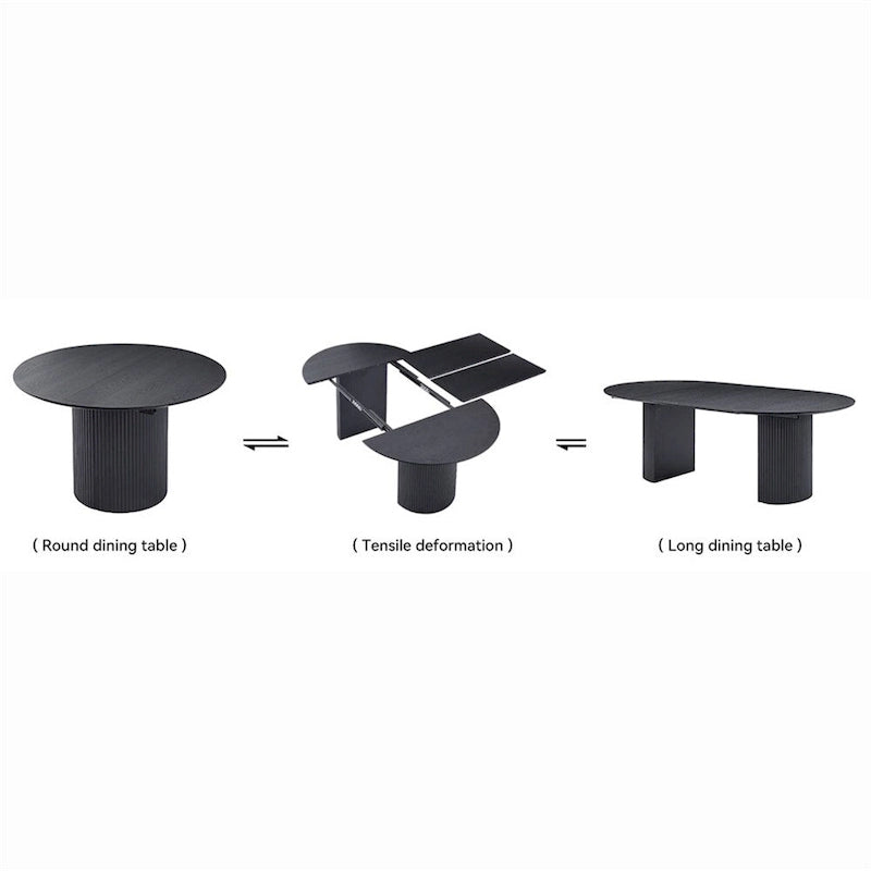 Oval Expandable Dining Table
