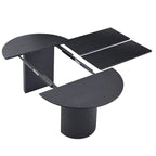 Table de salle à manger ovale extensible