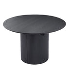 Table de salle à manger ovale extensible